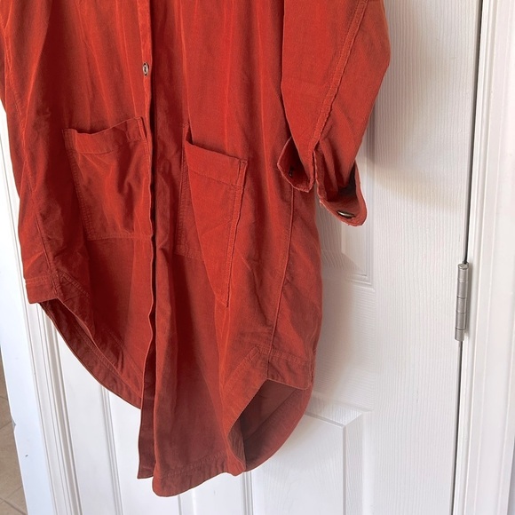 Anthropologie Pilcro Corduroy Oversized Shirt Dress NWT - Picture 5 of 7